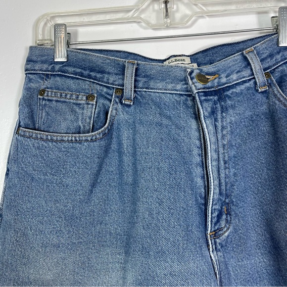 L.L. Bean Original Fit Flannel Lined Jeans, Size 14 Petite. Good used condition! - Picture 3 of 7
